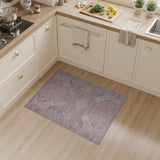 Blush Pink Heritage Tribal Area Rug