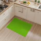 Neon Green Geometric Grid Area Rug