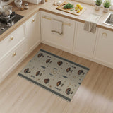 Mushroom Heritage Tribal Area Rug