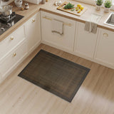 Black and Tan Geometric Dot Area Rug