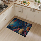 Sunlit Coral Reef Fish Area Rug