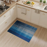 Geometric Modern Modern Blue Vertical Stripe Area Rug