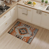 Terracotta Southwestern Geometric Area Rug