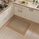 ODIKA Washable Orange Geometric Trellis Area Rug - Low Pile Non-Slip Pet & Kid Friendly