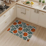 Vibrant Pumpkin Patch Area Rug