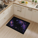 Multi-color and Patterns Cosmic Purple Nebula Galaxy Area Rug