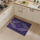 Purple Persian Medallion Area Rug