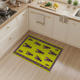 Vibrant Purple Lobster Coastal Area Rug