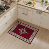 Elegant Red Persian Medallion Red Area Rug