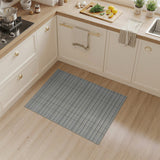 Rustic Farmhouse Grey Grey Plaid Check Area Rug