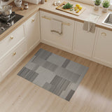 Geometric Modern Grey Modern Grey Geometric Block Area Rug