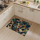 Isometric Pueblo Village Area Rug