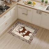 Brown Deer Mountain Herd Area Rug