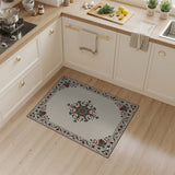 Intricate Teal Terracotta Persian Medallion Rug