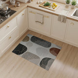 Fractured Pebble Abstract Area Rug