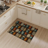 Rustic Farmhouse Barn Landscape Patchwork Rug