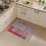 Geometric Modern Vibrant Geometric Abstract Area Rug