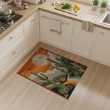 Southwestern Cactus Sunset Rainbow Path Rug