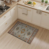 Beige Southwestern Geometric Area Rug