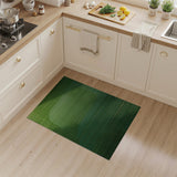Lush Green Abstract Textured Area Rug