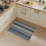 Geometric Modern Grey Modern Grey Vertical Stripe Area Rug