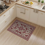 Traditional Persian Elegant Red Floral Persian Area Rug