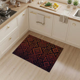 Heritage Tribal Orange Geometric Area Rug
