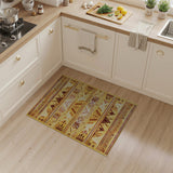 Heritage Tribal Yellow Heritage Tribal Geometric Area Rug
