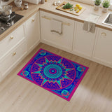 Multi-color and Patterns Vibrant Mandala Multi-Color Geometric Area Rug
