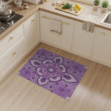 Elegant Purple Traditional Persian Area Rug