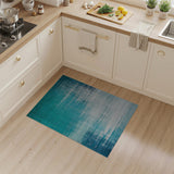 Teal Distressed Vintage Area Rug