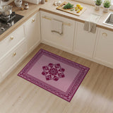 Elegant Pink Persian Medallion Rug