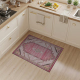 Pink Vibrant Pink Southwestern Geometric Area Rug