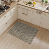 Rustic Farmhouse Brown and Tan Brown Tan Plaid Rustic Farmhouse Area Rug