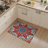 Vibrant Persian Medallion Multi-Color Area Rug