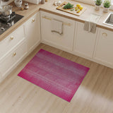 Pink Crocodile Scale Area Rug