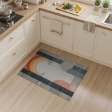 Rainbow Arch Geometric Modern Area Rug