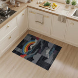Rainbow Peaks Geometric Area Rug