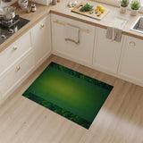 Lush Green Forest Canopy Area Rug