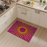 Psychedelic Sunburst Area Rug