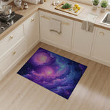 Multi-color and Patterns Cosmic Nebula Vortex Area Rug