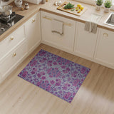 Purple Floral Vintage No. 5 Area Rug