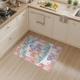 Rainbow Cartoon Dogs Washable Area Rug