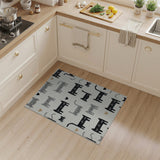 Cute Cartoon Cats Hearts Area Rug