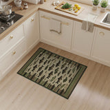 School of Striped Bass Fish Area Rug