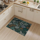 Lush Monstera Fern Leaf Area Rug