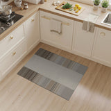 Brown Tan Vertical Stripe Area Rug