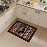 Southwestern Black Bear Area Rug