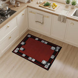 Red Dice Backgammon Board Rug