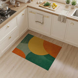 Vibrant Overlapping Circles Multi-Color Area Rug